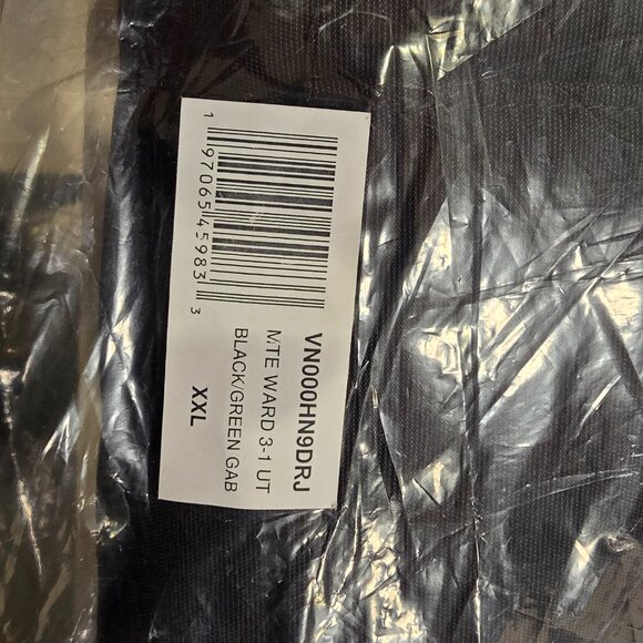 VANS OFF THE WALL MTE WARD 3-1 UTILITY JACKET BLACK/GREEN MENS XXL NEW SKATE - Picture 2 of 9